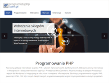 Tablet Screenshot of programistaphp.com.pl